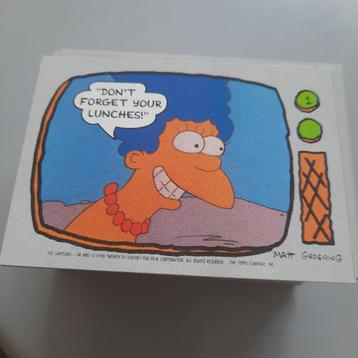 1990 Topps Simpsons-Trading Cards beschikbaar voor biedingen