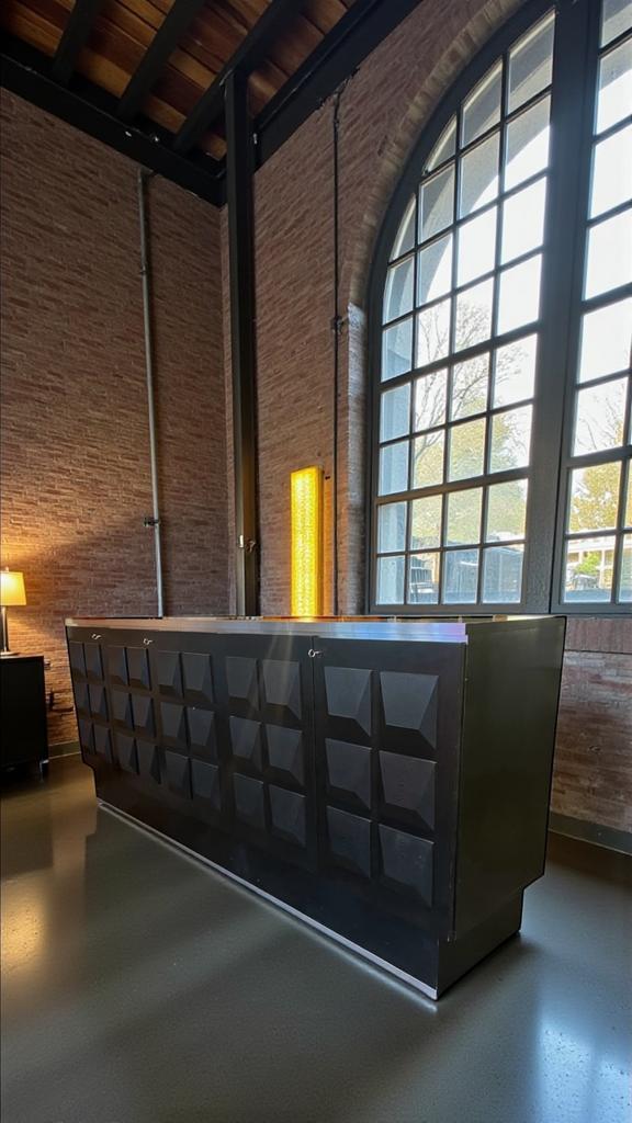 Brutalist Credenza - dressoir, Maison & Meubles, Armoires | Dressoirs, Comme neuf, Enlèvement