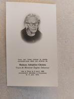 Bidprentje Orcq-Froyennes 1880-1973, Collections, Enlèvement ou Envoi, Image pieuse