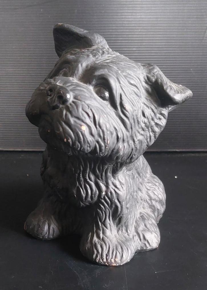 Statue de Westie Terrier ou Yorkie, Collections, Statues & Figurines, Utilisé, Animal, Enlèvement ou Envoi