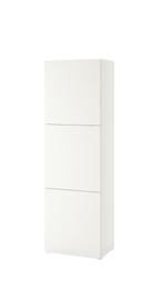 Ikea Besta- Witte kast met deuren en veel planken., Huis en Inrichting, Ophalen, Zo goed als nieuw, Met deur(en)