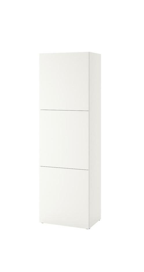 Ikea Besta- Witte kast met deuren en veel planken., Huis en Inrichting, Kasten | Kleerkasten, Zo goed als nieuw, Met deur(en)