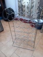 wijnrekje metaal, Huis en Inrichting, Woonaccessoires | Wijnrekken, Ophalen, Zo goed als nieuw, Metaal, 25 flessen of meer