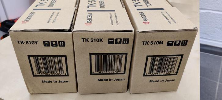 TK 510Y kleurentonerkit - TK510K - TK510M Kyocera, Computers en Software, Printerbenodigdheden, Nieuw, Toner, Ophalen of Verzenden