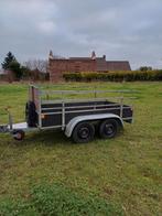 Remorque double essieux 750kg., Autos : Divers, Remorques, Enlèvement