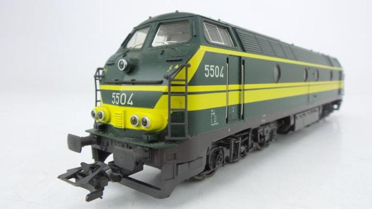 3467 MÄRKLIN HO- Belgische Digitaal diesellok serie 55 OVP (, Hobby en Vrije tijd, Modeltreinen | H0, Zo goed als nieuw, Locomotief