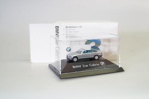 1:87 Herpa 80419419697 BMW 3er Cabrio E36 1990 silver, Hobby & Loisirs créatifs, Voitures miniatures | 1:87, Comme neuf, Voiture