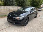 BMW 1114i 1.6 essence siege chauffant airco capteur de recul, Auto's, Zwart, 4 cilinders, Zwart, 5 deurs
