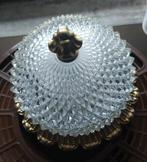 Vintage kristal plafondlamp Glashütte Limburg, + 50 jaar ou, Ophalen of Verzenden, Zo goed als nieuw