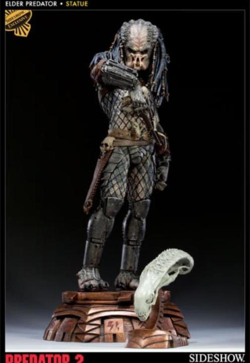 Sideshow Predator Elder exclu, Verzamelen, Beelden en Beeldjes, Zo goed als nieuw, Ophalen