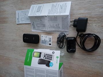 Doro 2404, kleur zwart, brede toetsen, assistentieknop,... beschikbaar voor biedingen