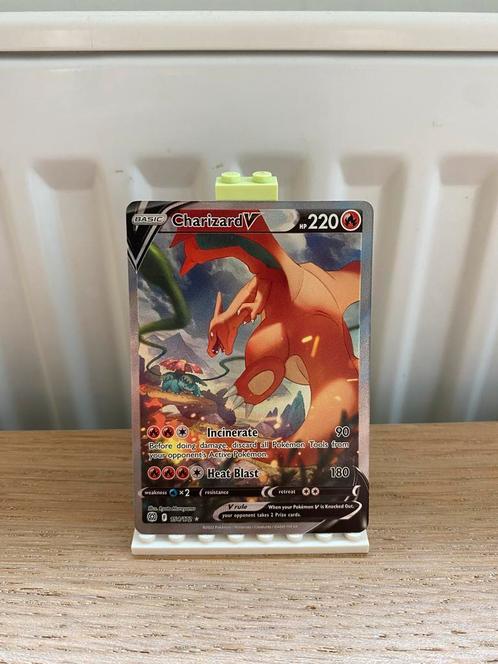 Charizard V Full Art 154/172 - Pokemon Kaart, Hobby en Vrije tijd, Verzamelkaartspellen | Pokémon, Zo goed als nieuw, Losse kaart