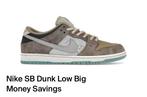 NIKE SB DUNK LOW BIG MONEY taille 10, Nieuw