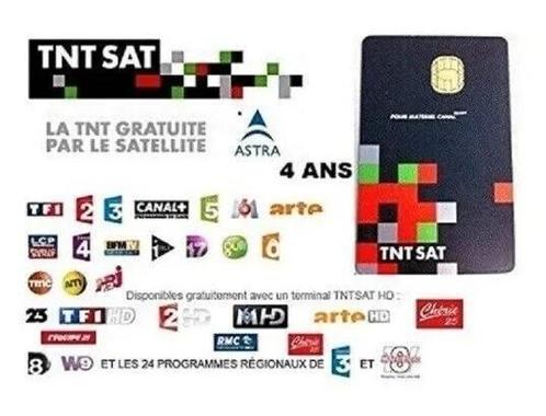 CARTE TNTSAT HD OFFICIELLE Neuve 4 Ans, TV, Hi-fi & Vidéo, Antennes paroboliques, Neuf, Enlèvement ou Envoi