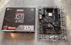 MSI x570 -A Pro, amd socket AM4 moederbord, Computers en Software, Moederborden, Ophalen of Verzenden, Zo goed als nieuw, AMD