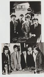 2 b/w postkaarten / ansichtkaarten van The Rolling Stones, Verzenden, Zo goed als nieuw, Foto of Kaart