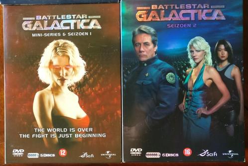 Collectie DVD's Battlestar Galactica, CD & DVD, DVD | Science-Fiction & Fantasy, Comme neuf, Science-Fiction, Coffret, Tous les âges