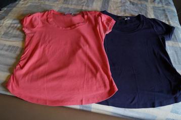 2 zwangerschaps t-shirts maat M beschikbaar voor biedingen