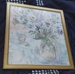 schilderij bloemen 65 cm hoog 61 cm lang, Enlèvement