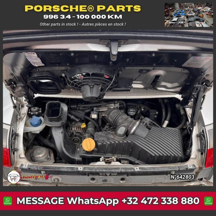 Moteur Porsche 996 3.4 - 100 000km, Autos : Pièces & Accessoires, Moteurs & Accessoires, Pièces Oldtimer ou Ancêtre, Porsche, Utilisé