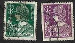 2 Postzegels België 1932 Ceres en Mercurius, Postzegels en Munten, Postzegels | Europa | België, Frankeerzegel, Ophalen of Verzenden