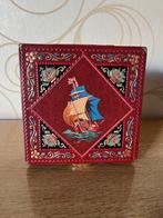 Blikken doos met zeilschip, Verzamelen, Ophalen of Verzenden