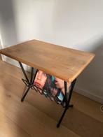 Vintage mid-century bijzettafel/platenpelerkast, Enlèvement, Utilisé