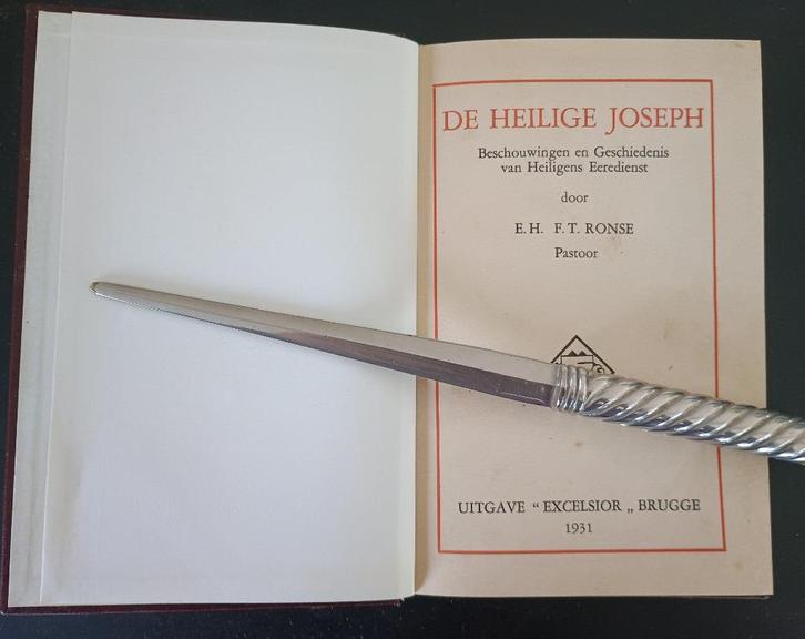 RONSE, F.T. De heilige Joseph. (1931), Antiek en Kunst, Antiek | Boeken en Manuscripten, Ophalen of Verzenden
