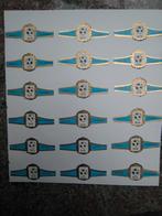 Voetbal sigarenbadjes 1978 - 1979 ploegen x 18, Sport en Fitness, Voetbal, Verzenden, Gebruikt, Overige typen