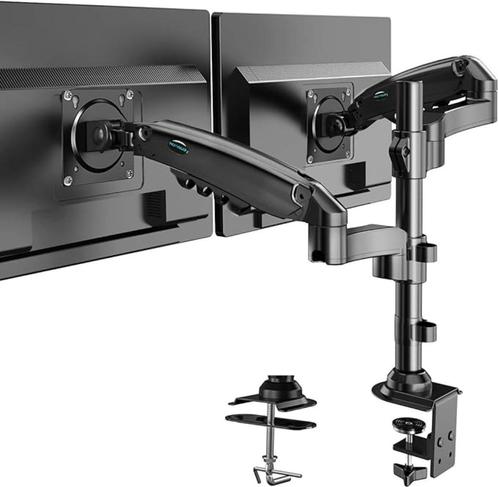HUANUO Monitorhouder voor 2 monitoren voor 13-32 inch, Informatique & Logiciels, Moniteurs, Neuf, Réglable en hauteur, Rotatif