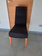 6 chaises de salle à manger, Enlèvement, Utilisé, Noir, Tissus