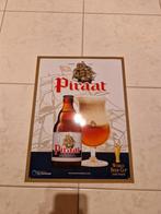 Piraat Bier Reclamebord (Brouwerij Van Steenberge), Verzamelen, Overige merken, Reclamebord, Plaat of Schild, Ophalen of Verzenden