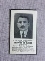 Oorlogsslachtoffer De Clercq Velzeke +1944 Neuengamme WOII, Verzenden, Bidprentje