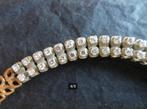 Riviere de diamant, Bijoux, Sacs & Beauté, Enlèvement ou Envoi, Or, Bracelet, Avec pierre précieuse
