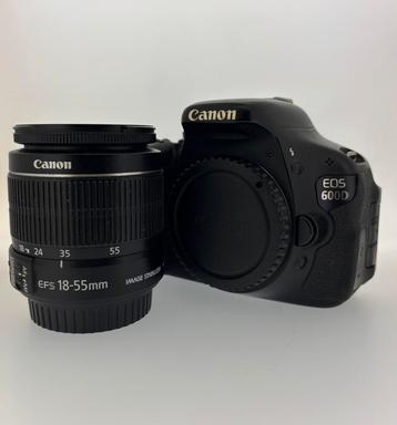 Canon EOS 600D + 18-55mm lens beschikbaar voor biedingen