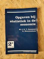 Opgaven bij statistiek in de economie  – Boek, Boeken, Gelezen