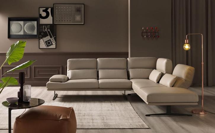 Betaalbare Italiaans design zetels Francoferri, Huis en Inrichting, Zetels | Complete zithoeken, Nieuw, Leer, Stof, Ophalen of Verzenden