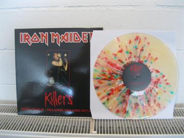 IRON MAIDEN - KILLERS --- MULTICOLOUR vinyl