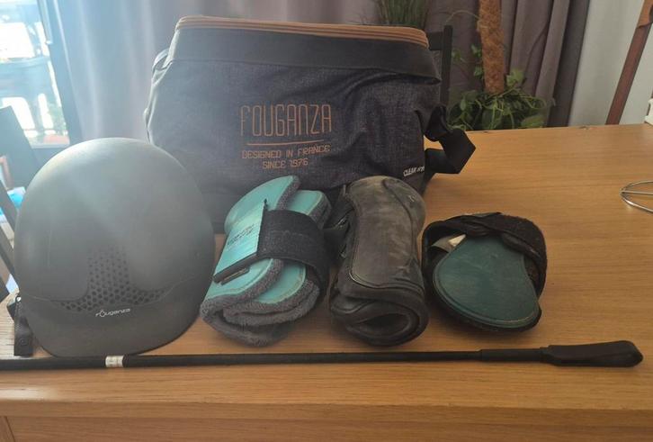 Complete rijset, Dieren en Toebehoren, Paarden en Pony's | Beschermers, Zo goed als nieuw, Rijden, Ophalen