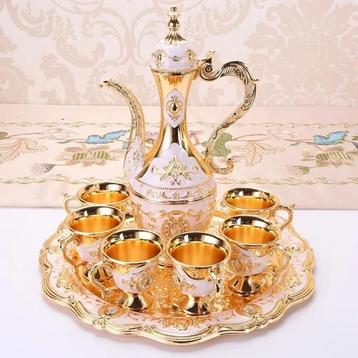 Marokkaanse theeset - theepot - theeservies, Huis en Inrichting, Woonaccessoires | Dienbladen