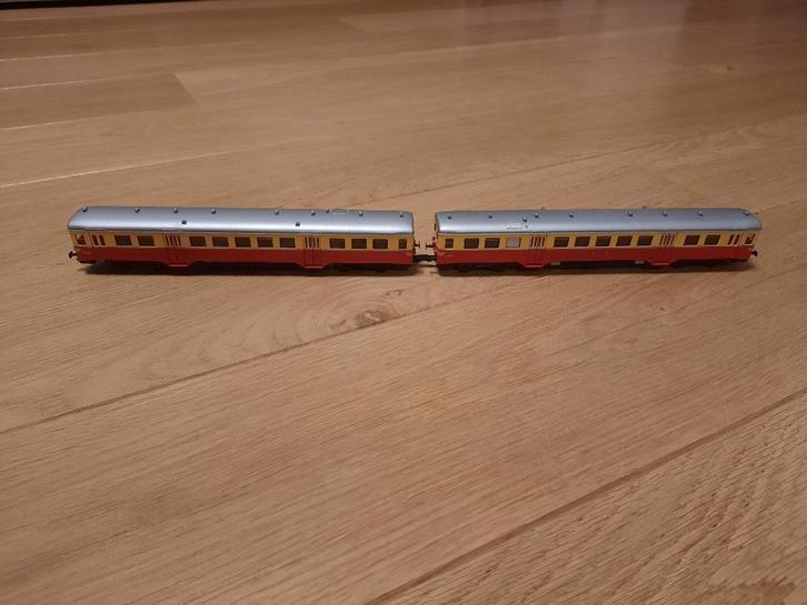 Olaerts 4508+4501 - autorail diesel double SNCB, Hobby en Vrije tijd, Modeltreinen | H0, Zo goed als nieuw, Locomotief, Wisselstroom
