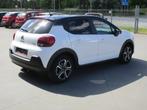 citroen c3 1.2 pure tech automaat 07/2019 55000 km, Stof, Euro 6, Wit, 3 cilinders
