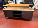 Tv meubel industrieel metaal mango, Enlèvement, Comme neuf, Métal