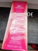 LACOSTE 90ml Eau de toilette femme (valeur 90€), Enlèvement, Neuf, Bouteille de parfum, Plein