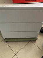Drie schuiven kast (ikea)wit 80br - 48diep en 76 cm hoog, Kinderen en Baby's, Kinderkamer | Commodes en Kasten, Ophalen, Kast