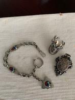 Oude.juwlen.zilver.en.2.brousen., Handtassen en Accessoires, Bedels, Ophalen, Zo goed als nieuw, Zilver