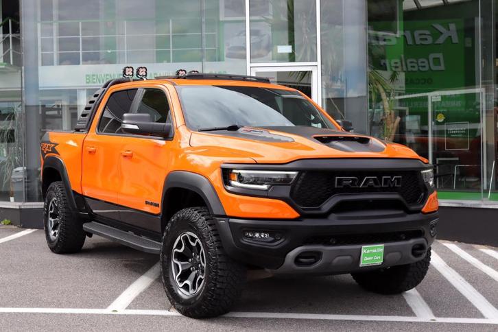 DODGE RAM TRX 6.2L SUPERCHARGED V8 711CV LPG FULL OPTION TVA, Auto's, Dodge, Bedrijf, Te koop, RAM 1500, 360° camera, 4x4, ABS