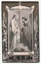 M.  VANDEN BOSSCHE Soeur St. Louis de Gonzague Liège 1867, Envoi, Image pieuse