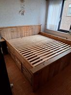 Steigerhouten 2 persoonsbed, Ophalen, Steigerhout
