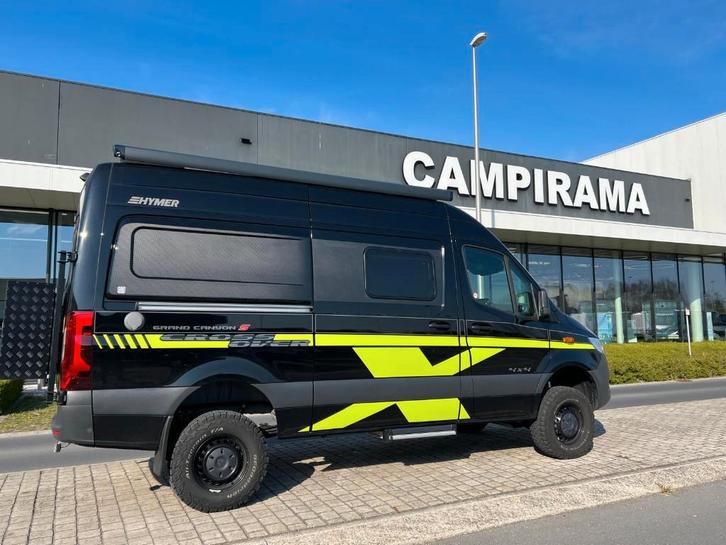Hymer Grand Canyon S 4x4 AUTOMAAT, Caravans en Kamperen, Mobilhomes, Bedrijf, tot en met 2, Buscamper of Camperbus, Hymer, Mercedes